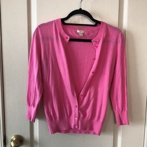 J.Crew ‘The Clare Cardigan’ pink